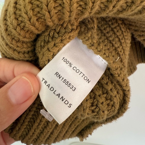 Tradlands Shelter Cotton Cardigan in Dark Olive Green, size XS LIKE NEW - Picture 10 of 10